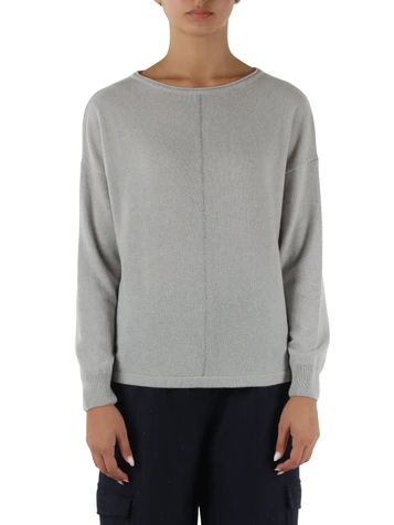 GRIGIO | Maglia in lana merino ultrafine e cashmere