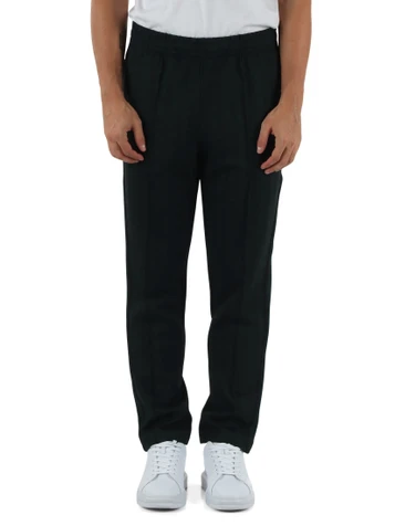 VERDE SCURO | Pantaloni sportivi regular fit in tessuto jacquard