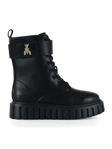 NERO | GIRL: Anfibi in pelle PPJ448