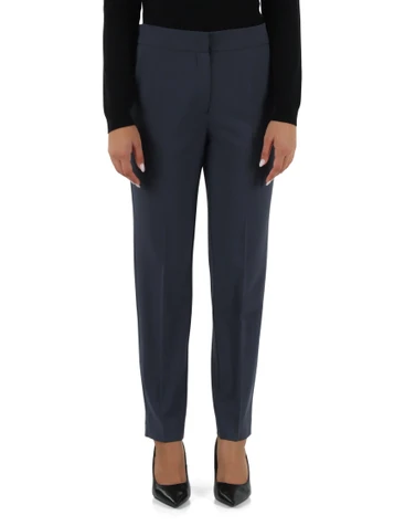 GRIGIO | Pantalone a sigaretta in misto viscosa