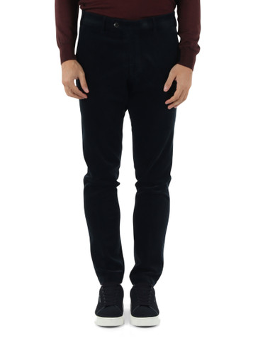 BLU SCURO | Pantalone in velluto MC-BRAD ONEMORESIZE/2741 LUNGO AP