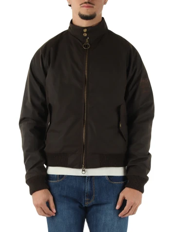 VERDE SCURO | Giacca Merchant Steve McQueen in cotone cerato
