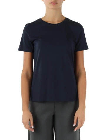 BLU SCURO | T-shirt LAKE in cotone e lyocell