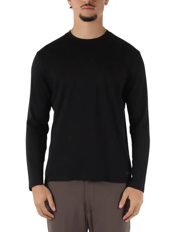 NERO | T-shirt maniche lunghe WAVE Mixfiber