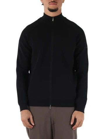 BLU SCURO | Cardigan con zip CHIMBO Airtech