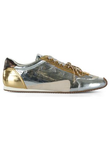 ARGENTO | Sneakers in pelle e tessuto ISLINGTON
