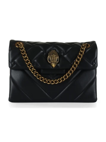 NERO | Borsa MINI KENSINGTON X in pelle trapuntata