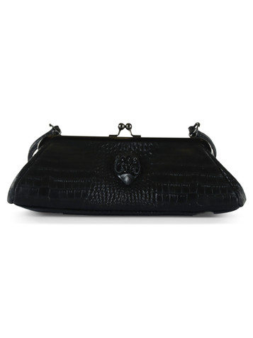 NERO | Borsa a spalla in pelle KENSINGTON FRAME