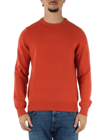 ARANCIONE | Maglia girocollo LAGUNA in lana