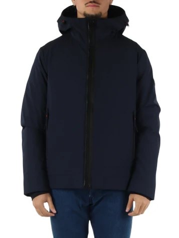 BLU SCURO | Giacca con cappuccio LOGE SRTR GRS 02