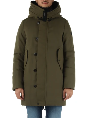 VERDE MILITARE | Piumino parka idrorepellente KASA KI 05