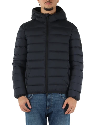 BLU SCURO | Giubbino trapuntato con cappuccio ASPENALF Primaloft