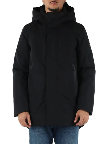 NERO | Giaccone con cappuccio PARKO Primaloft