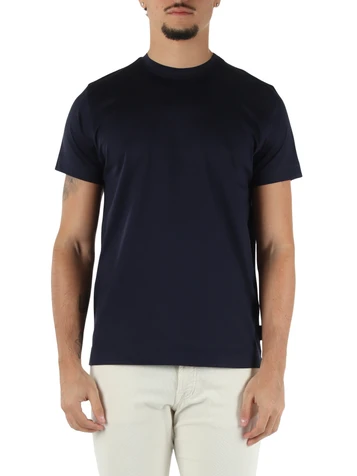BLU SCURO | T-shirt regular fit in cotone