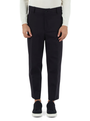 BLU SCURO | Pantalone baggy ASTON MARTIN in misto viscosa
