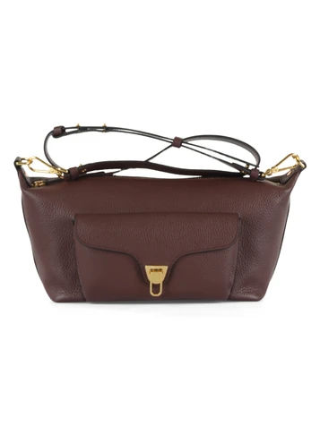 MERLOT | Borsa a tracolla in pelle BEAT GENERATION Medium