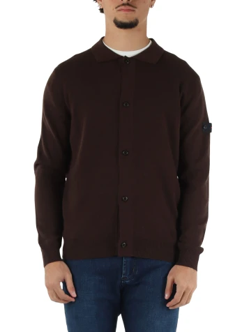 MARRONE | Cardigan in misto lana CANDIES