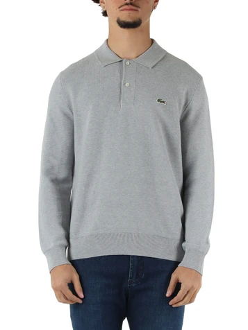 GRIGIO CHIARO | Maglia polo classic fit in cotone