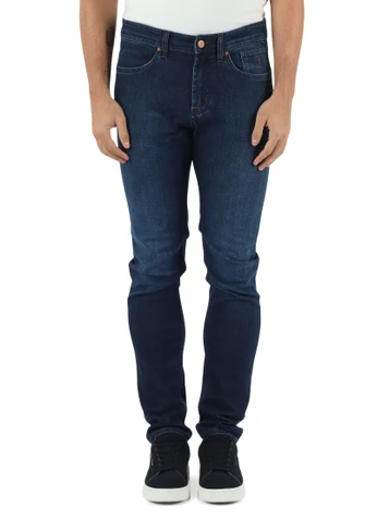 BLU SCURO | Pantalone jeans cinque tasche JORDAN slim fit