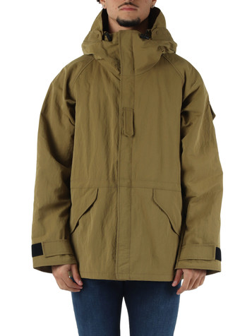 KAKI | Giacca in tessuto spalmato LATITUDE SHORT PARKA