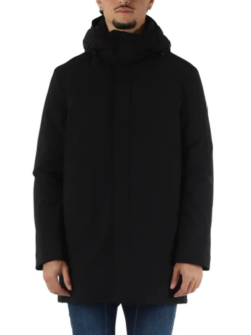 NERO | Piumino con cappuccio KRUGER TJ GRS 02