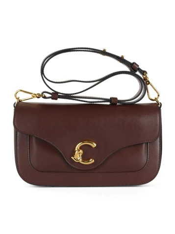 MERLOT | Borsa a tracolla in pelle C-ME Medium