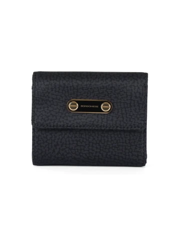 NERO | Portafoglio Small in tessuto OP con patta