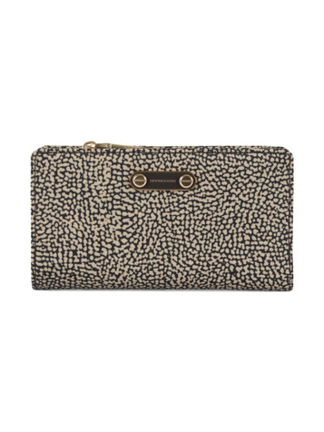 BEIGE | Portafoglio Medium in tessuto OP