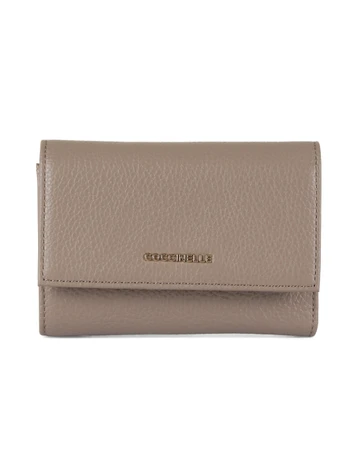 TORTORA | Portafoglio in pelle martellata METALLIC Medium