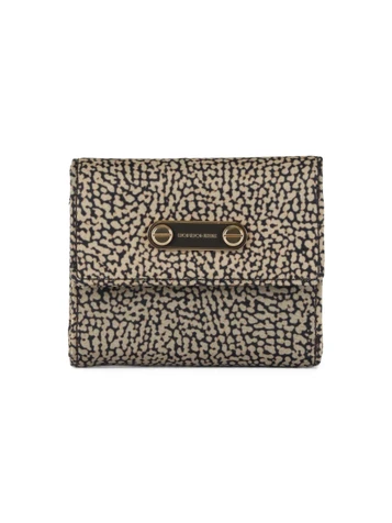 BEIGE | Portafoglio Small in tessuto OP con patta
