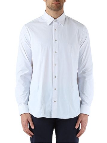 BIANCO | Camicia slim fit performance stretch