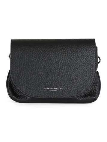 NERO | Borsa a tracolla MINERVA in pelle martellata NERO | Borsa a tracolla MINERVA in pelle martellata