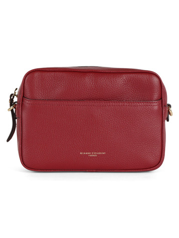 BORDEAUX | Borsa a tracolla NINA in pelle martellata BORDEAUX | Borsa a tracolla NINA in pelle martellata