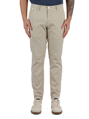 BEIGE | Pantalone chino BENNI regular fit in cotone stretch BEIGE | Pantalone chino BENNI regular fit in cotone stretch