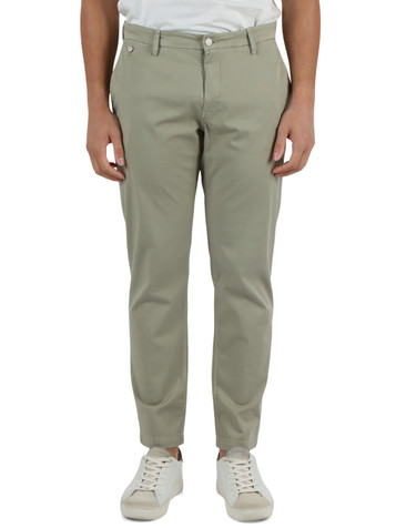 SALVIA | Pantalone chino BENNI regular fit in cotone stretch SALVIA | Pantalone chino BENNI regular fit in cotone stretch