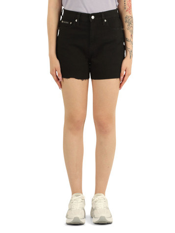 NERO | Shorts cinque tasche Mom fit in denim
