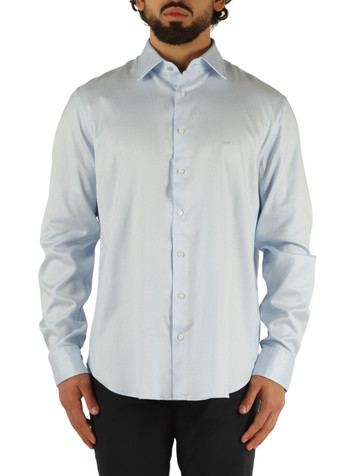 AZZURRO | Camicia Modern fit in cotone stretch