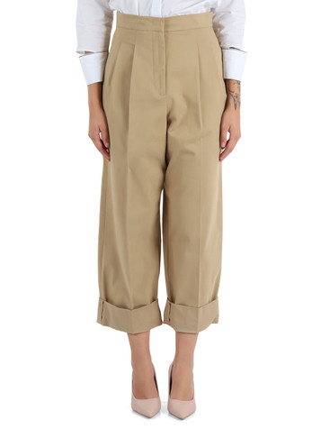 BEIGE | WEEKEND: Pantalone in gabardina di cotone BRONZO BEIGE | WEEKEND: Pantalone in gabardina di cotone BRONZO