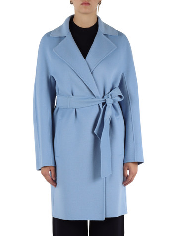 AZZURRO | STUDIO: Cappotto in lana vergine, seta e cashmere AJACCIO