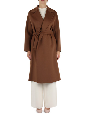 MARRONE | STUDIO: Cappotto CLES in lana vergine, cashmere e seta MARRONE | STUDIO: Cappotto CLES in lana vergine, cashmere e seta