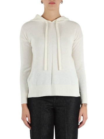 PANNA | Maglia con cappuccio in misto lana e cashmere ISEO PANNA | Maglia con cappuccio in misto lana e cashmere ISEO