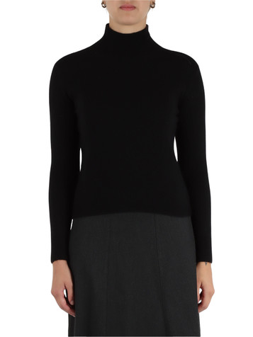 NERO | Maglia in misto lana e cashmere VENTO