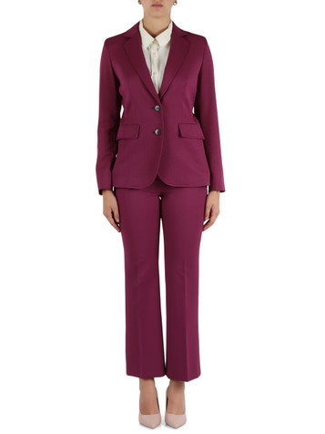 Alpenveilchen | NUME Hosenanzug aus diagonalem Bi-Stretch-Gewebe