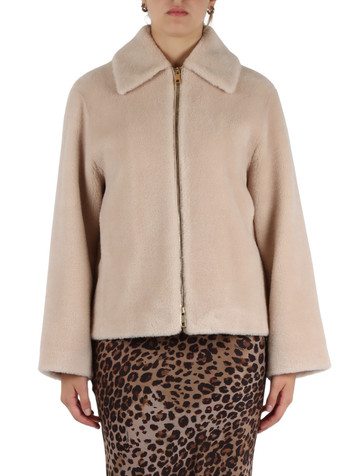 BEIGE | Ecopelliccia in lana SBOTTO