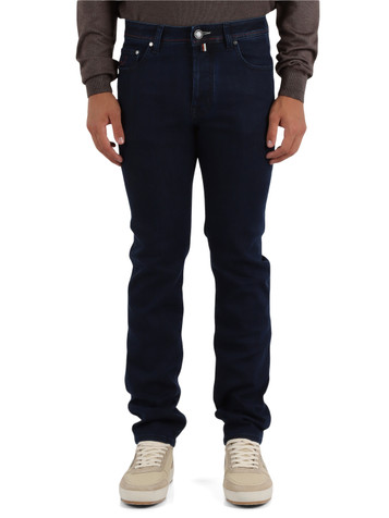 BLU SCURO | Pantalone jeans cinque tasche BARD slim fit