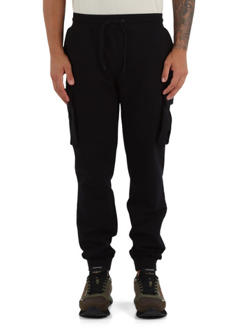 NERO | Pantaloni sportivi cargo regular fit in cotone felpato NERO | Pantaloni sportivi cargo regular fit in cotone felpato