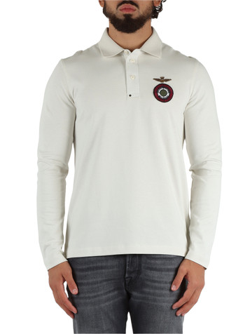 PANNA | Polo manica lunga regular fit in cotone