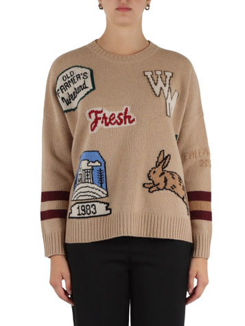 BEIGE | WEEKEND: Maglia in lana vergine PAVIDI BEIGE | WEEKEND: Maglia in lana vergine PAVIDI