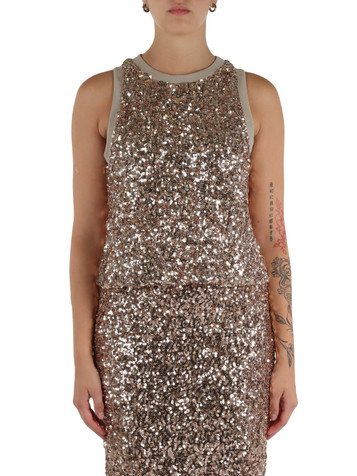 ORO | Top paillettato FILLY ORO | Top paillettato FILLY