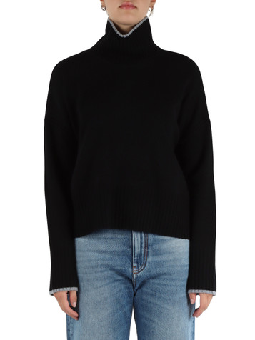 NERO | Maglia in lana e cashmere FALKLAND